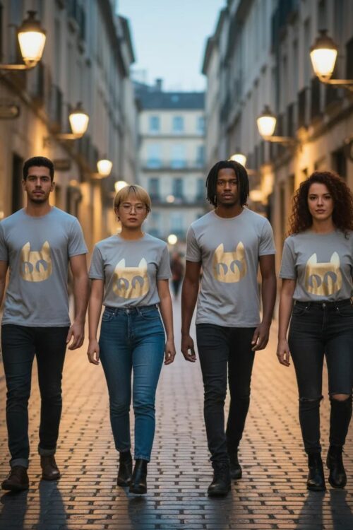 Camiseta Gatetens logo